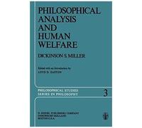 Philosophical Analysis And Human Welfare