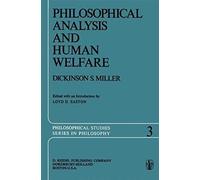Philosophical Analysis And Human Welfare