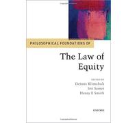 Philosophical Foundations Of The Law Of Equity