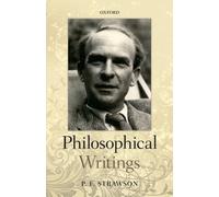 P. F. Strawson Philosophical Writings (Poche)