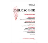 Philosophie 113 - Collectif - Minuit - broché - Revue