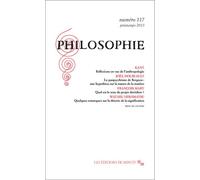 Philosophie 117 - Collectif - Minuit - broché - Revue