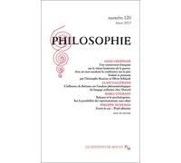 Philosophie 120 Numéro 120 - Collectif - Minuit - broché - Revue