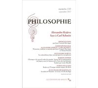 PHILOSOPHIE 135 : ALEXANDRE KOJEVE FACE A CARL SCHMITT