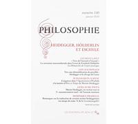 Philosophie 140 : Heidegger, Holderlin, Eschyle