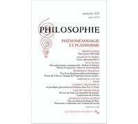 Philosophie 141 Phénoménologie et platonisme
