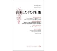 Philosophie 143 - Collectif - Minuit - broché - Revue