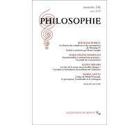 Philosophie 146 - Collectif - Minuit - broché - Revue