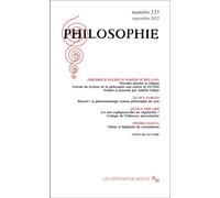 Philosophie 155 Septembre 2022 - Collectif - Minuit - broché - Revue
