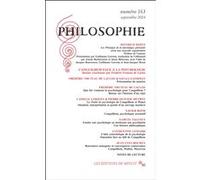 Philosophie 163 Dossier Canguilhem face à la psychologie: septmebre 2024 (163)