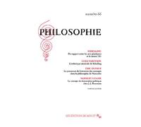 Philosophie 66 Tome 66 - Collectif - Minuit - broché - Revue