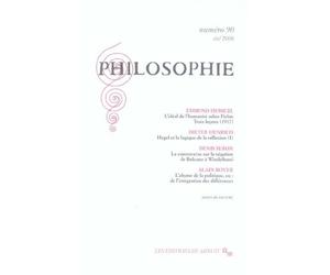 Philosophie 90 Tome 90 - Collectif - Minuit - broché - Revue
