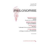 Philosophie 93 Tome 93 - Collectif - Minuit - broché - Revue