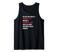 Philosophie amusante de Highway Hell Stairway Heaven Traffic Débardeur