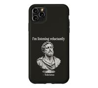 Philosophie Ancienne écoute à contrecœur Humour Coque pour iPhone 11 Pro Max