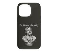 Philosophie Ancienne écoute à contrecœur Humour Coque pour iPhone 13 Pro
