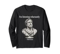 Philosophie Ancienne écoute à contrecœur Humour Manche Longue