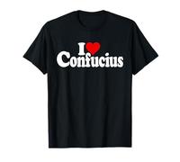 PHILOSOPHIE CONFUCIENNE I Love Heart Confucius T-Shirt