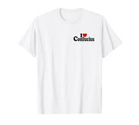 PHILOSOPHIE CONFUCIENNE I Love Heart Confucius T-Shirt