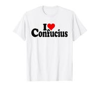 PHILOSOPHIE CONFUCIENNE I Love Heart Confucius T-Shirt