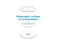 Philosophie critique de la République