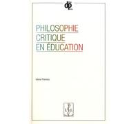 Philosophie Critique En Éducation