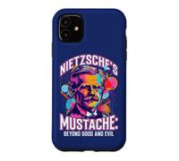 Philosophie de Citation de la Moustache de Nietzsche au-delà du Bien et du Mal Coque pour iPhone 11