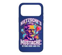Philosophie de Citation de la Moustache de Nietzsche au-delà du Bien et du Mal Coque pour iPhone 17 Pro Max