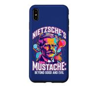 Philosophie de Citation de la Moustache de Nietzsche au-delà du Bien et du Mal Coque pour iPhone XS Max