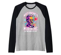 Philosophie de Citation de la Moustache de Nietzsche au-delà du Bien et du Mal Manche Raglan