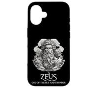 Philosophie de la mythologie Grecque Zeus Dieu du Ciel et du Tonnerre Coque pour iPhone 16