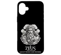 Philosophie de la mythologie Grecque Zeus Dieu du Ciel et du Tonnerre Coque pour iPhone 16 Plus