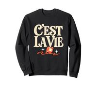 Philosophie de la Vie française Citation Francophile Paris Sweatshirt