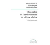 Philosophie de l'environnement et milieux urbains
