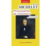 Philosophie de l'histoire Jules Michelet (Auteur)