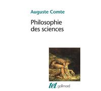 Philosophie des sciences - Auguste Comte - Gallimard - Poche - Livre