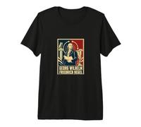Philosophie dialectique Georg Wilhelm Friedrich Hegel T-Shirt Haut de Gamme