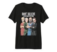 Philosophie drôle Don't Believe Everything Philosopher T-Shirt Haut de Gamme