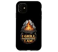 Philosophie du Barbecue « I Grill Therefore I Am Funny » Coque pour iPhone 11