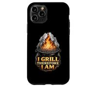 Philosophie du Barbecue « I Grill Therefore I Am Funny » Coque pour iPhone 11 Pro
