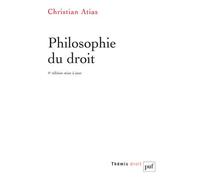 Philosophie du droit - Christian Atias - Puf - broché - Scolaire / Universitaire