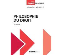 Philosophie Du Droit - Domat Droit Privé 2e Édition