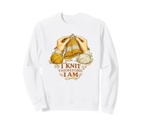 Philosophie du Tricot « I Knit Therefore I Am Funny » Sweatshirt