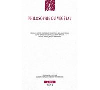 Philosophie du végétal