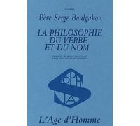 Philosophie du verbe et du nom