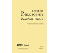 Philosophie économique Tome 11 - Collectif - Vuibert - broché - Revue