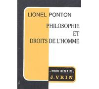 Philosophie Et Droits De L'homme De Kant À Lévinas