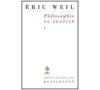 Philosophie Et Réalité - Tome 1, Essais Et Conférences