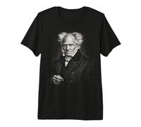 Philosophie existentialiste Schopenhauer T-Shirt Haut de Gamme