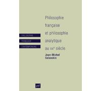 Philosophie Française Et Philosophie Analytique Au Xxe Siècle